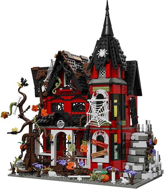 MOC Spukhaus Bausteine Set, 1249 Teile, ab 14 Jahren - Bild 1