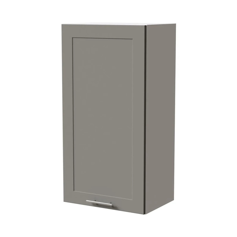 Feldmann-Wohnen Hängeschrank Oslo W4 Küchenschrank in Weiß und Dust Grey Matt, B/T/H: 50 x 32,5 x 96 cm - Bild 2
