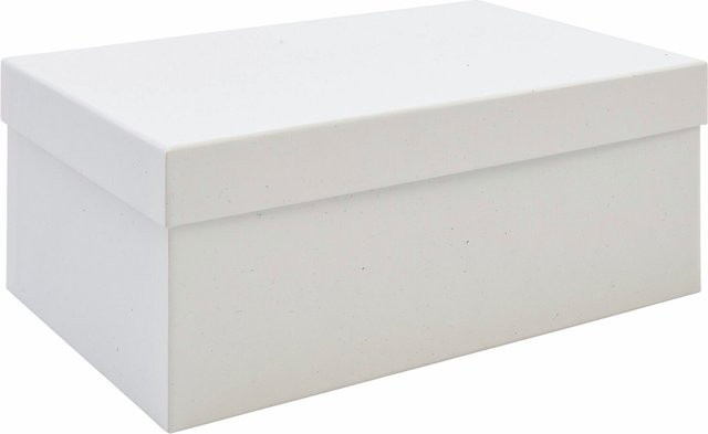 Rico Design Paper Poetry Glamour Geschenkbox Crystal Offwhite, B/T/H: 11,0 x 11,0 x 28,3 cm - Bild 1
