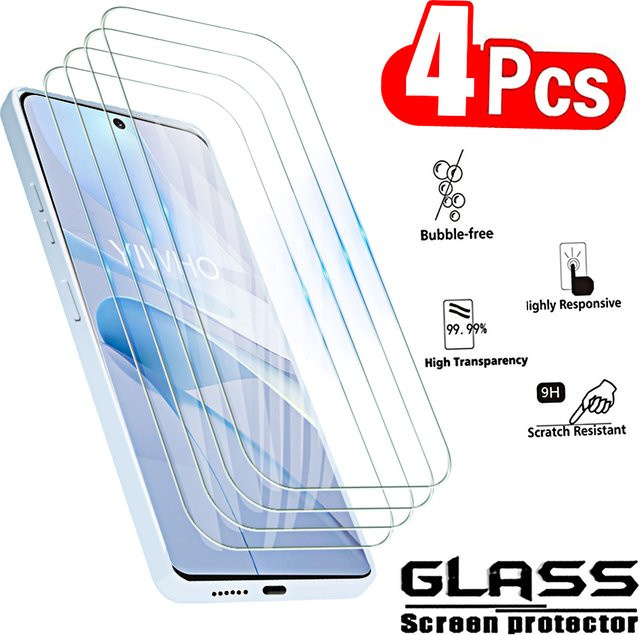 4er-Pack Displayschutzglas aus gehärtetem Glas für Huawei Nova 13i 12i 11i 9i 13 12 11 10 SE Pro in Transparent - Bild 1