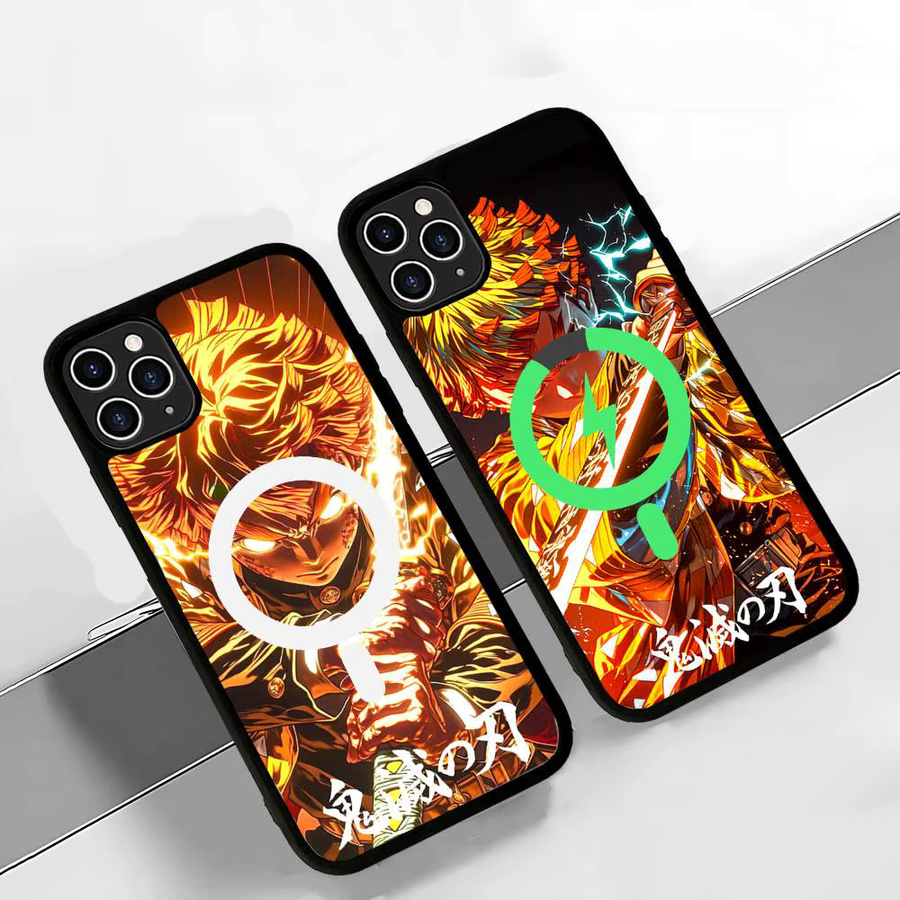 D-Demon Zenitsu S-Slayer MagSafe Magnetische Kabellose Handyhülle für iPhone 17 Pro Max 16 15 14 13 12 Air 11 Mini in Multicolour - Bild 2