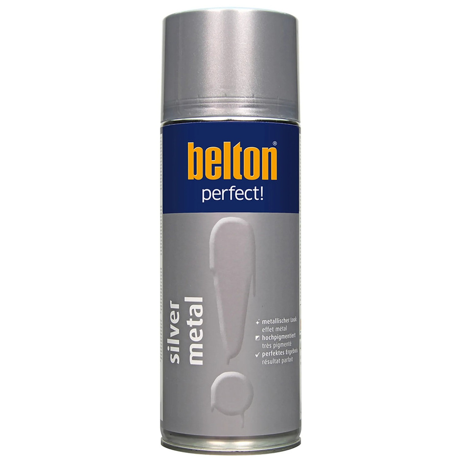 belton Buntlack Perfect Silver Metall Lack Seidenmatt 400 ml - Bild 2