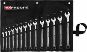 Facom OGV-Ring-Maulschlüssel 441 XL 14-teiliges Set in Silber - Bild 1
