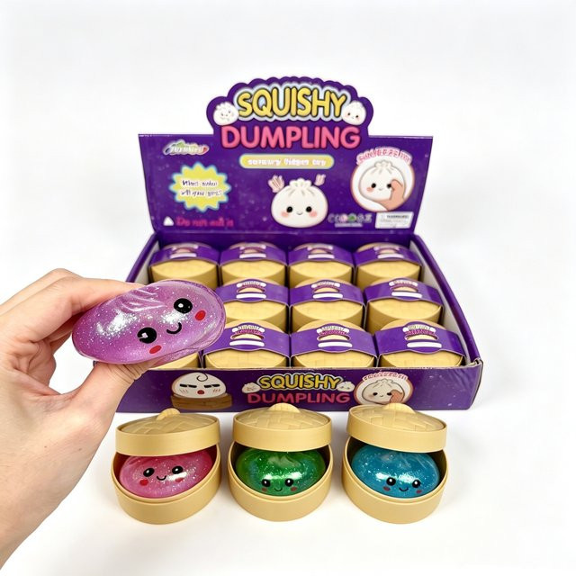 Bandai Bunte Simulierte Knödel-Maltose-Squishies, Blind Box, Quetsch-Spielzeuge - Bild 1
