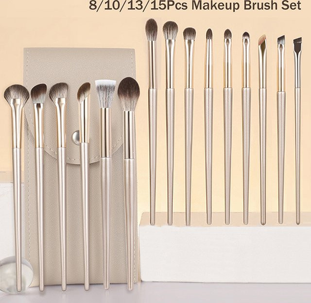 DIKALU Eyeliner Pinsel mit Aufbewahrungstasche - Bild 1