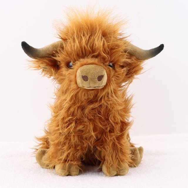 Highland Kuh Plüsch Tier Puppe, 25 cm, ab 3 Jahren - Bild 1