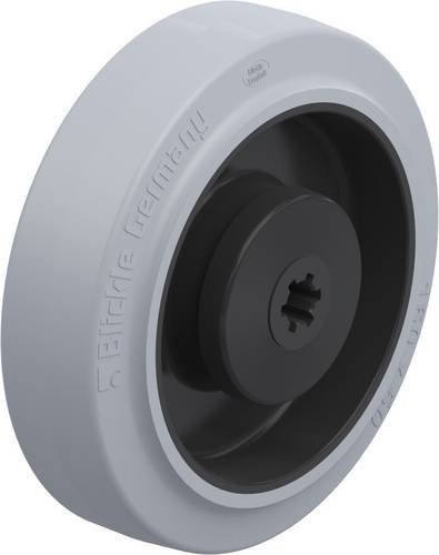 Blickle Kunststoff-Rad POEV 160/20K-SG in Grau und Schwarz mit 160 mm Durchmesser und 400 kg Tragfähigkeit - Bild 1