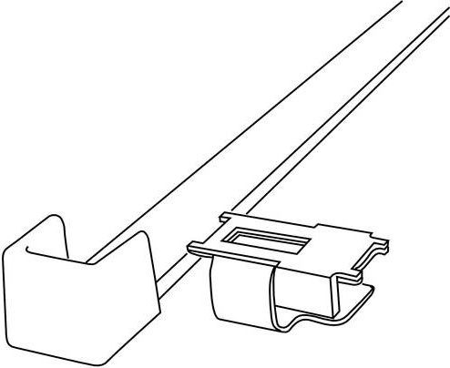 Schneider Electric Kabelbändiger Schwarz - Bild 1