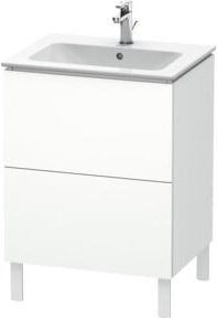 Duravit L-Cube Waschtischunterschrank stehend, Farbe Weiß matt, B/T/H: 62,0 x 48,1 x 70,4 cm - Bild 1