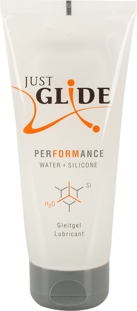 Just Glide Gleitgel Performance, Wasserbasis mit Silikonanteilen - Bild 1