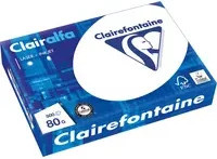 Clairefontaine Clairalfa Kopierpapier DIN A4, 80 g/m², Weiß, 500 Blatt, Universal Multifunktionspapier mit FSC und EU Ecolabel - Bild 1