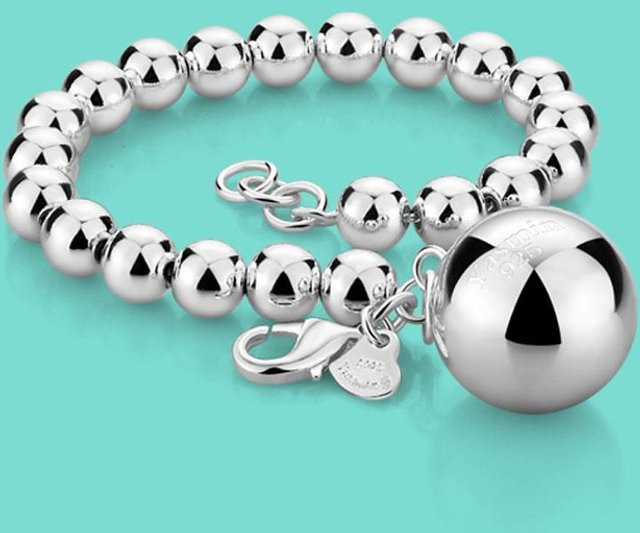 Armband 925 Silber, Perle, Damen - Bild 1