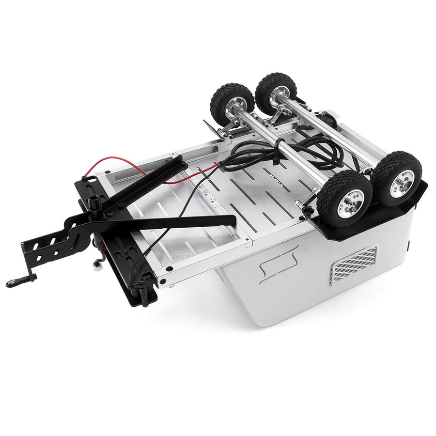 AXSPEED Metall RC Auto Reise Anhänger Hitch Mount Camper Anhänger, 1:18, Zubehör - Bild 4