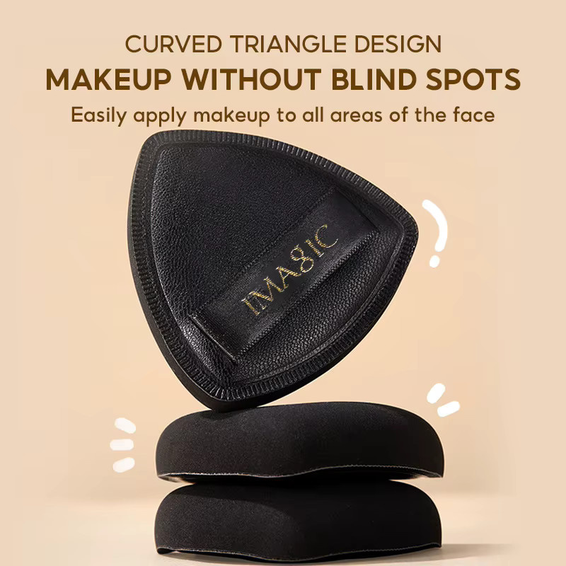 IMAGIC Air Cushion Puff, Triangle Sponge, Black - Bild 2