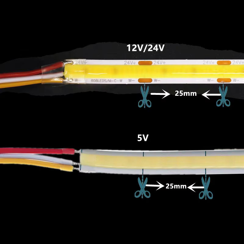 Twinkle Star CCT COB LED-Streifen, dimmbar, 8 mm Breite, Farbtemperatur 2700 K bis 6500 K, RA90, Multicolor - Bild 4