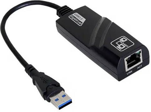 Akyga USB-A auf Ethernet LAN Adapter AK-AD-31 Schwarz - Bild 1