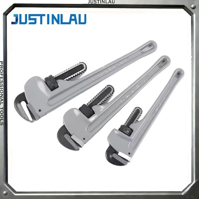 JUSTINLAU Multifunktionale Adlerschnabel-Rohrzange aus Aluminium, verstellbarer Rohrschlüssel mit ergonomischem Griff und hochfesten Backen - Bild 1