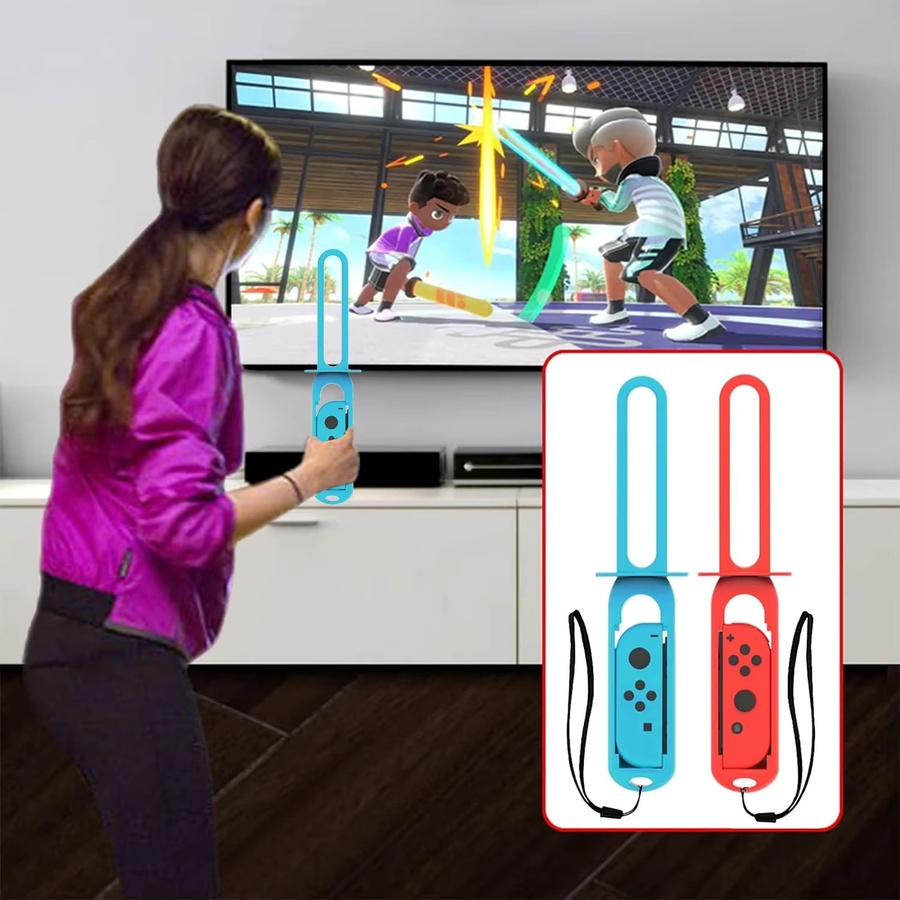 10-in-1 Sportzubehör-Set für Nintendo Switch und Nintendo Switch OLED in Multicolor mit Golfschlägern - Bild 4