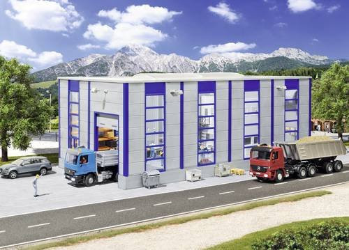 Kibri H0 LKW Reparaturhalle Industriehallen - Bild 1