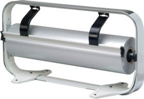 Rocholz Tischabroller STANDARD mit 50 cm Rollenbreite und glatter Abreißkante in Silber verchromt - Bild 1
