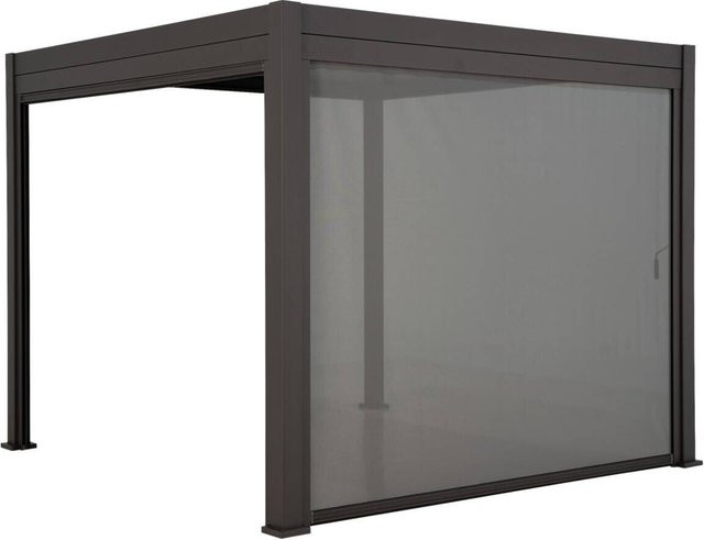 Mirador Sonnenrollo für Pergola Classic und Deluxe aus Aluminium in Anthrazit, B/H/T: 279,1 x 236,5 x 7 cm - Bild 1
