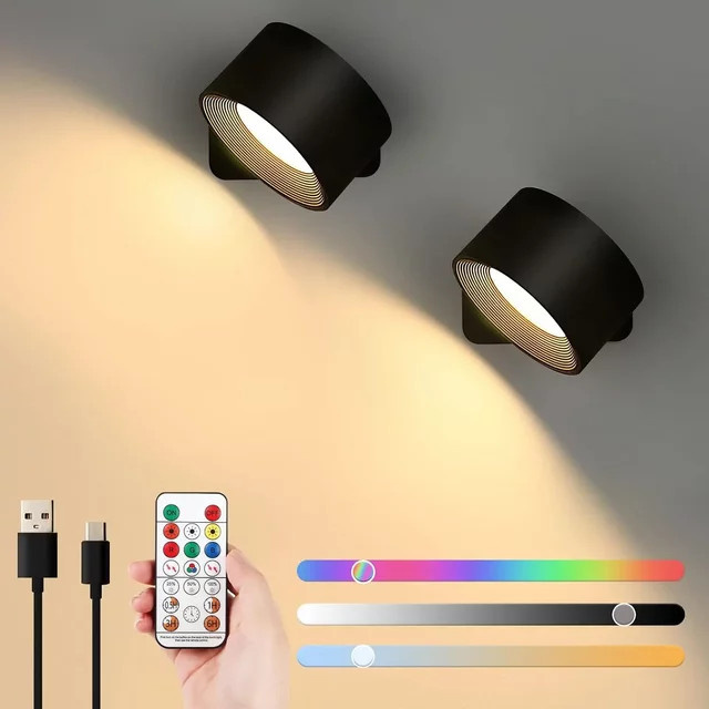Heinast LED Downlight Wandlampe Modern Schwarz Dimmbar - Bild 1