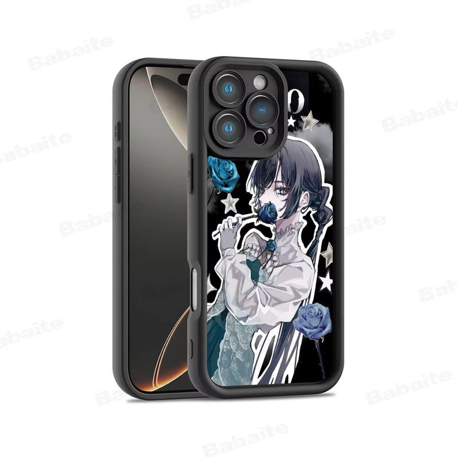 Epc Ado Kyogen X Uta Handyhülle für iPhone 17 16 15 14 13 12 11 Pro Max Plus, Schwarz, weiche und stoßfeste Schutzhülle mit vollständiger Abdeckung - Bild 6