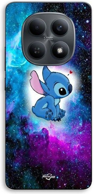 Maniacase Handyhülle für Xiaomi Redmi Note 15 5G mit Stitch Ohana Weltraum Design in Schwarz und Bunt - Bild 1