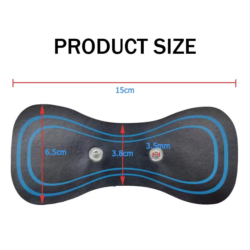 yinhang Nacken-Elektromassagegerät mit Niedrigenergie-Gel-Pads, TENS Trainer, Muskelstimulator - Bild 5