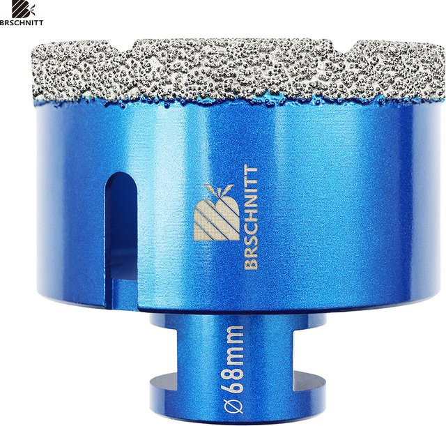 BRSCHNITT Diamantbohrer Lochsäge für Granit, Marmor und Stein, Durchmesser: 68 mm - Bild 1
