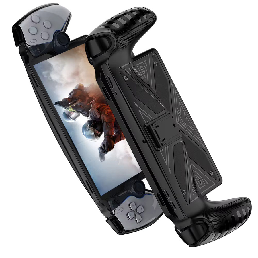 ALLOYSEED Schutzhülle für PlayStation PS5 Portal in Schwarz, stoßfeste TPU Gaming-Controller-Hülle - Bild 5