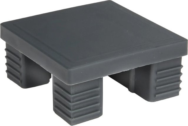 Pfostenkappe für Floraworld Steckzaun-System aus Kunststoff, Anthrazit, B/T: 3 x 12 cm - Bild 1