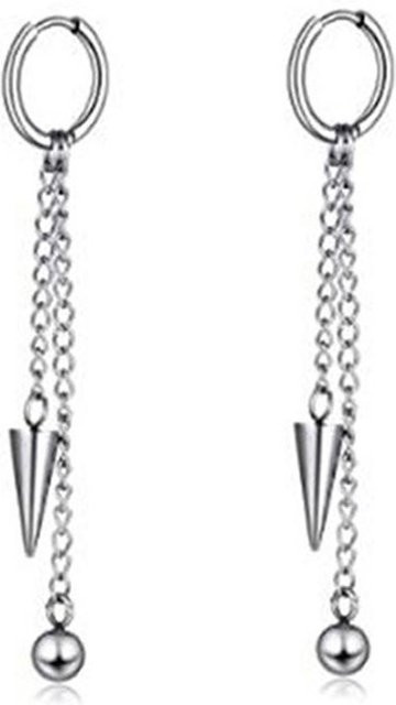 Piercing Ohrring Edelstahl, Silber, Unisex - Bild 1