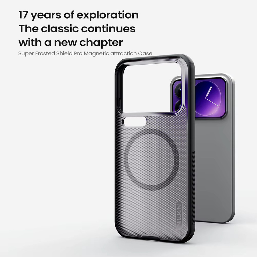 Nillkin Magnetische Frosted Shield Pro Schutzhülle für Xiaomi 17 Pro Max und Mi 17 Pro in Transparent - Bild 2