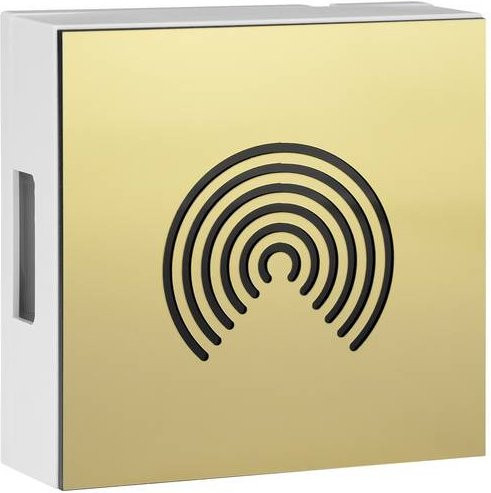Grothe Türkenglocke Gong 80 dBA in Weiß und Gold - Bild 1