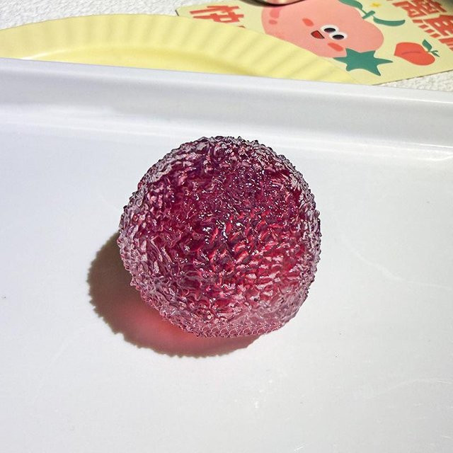 Squishy Eiskugel Malzzucker Fidget Spielzeug, Rosa, Langsamer Rückprall - Bild 1