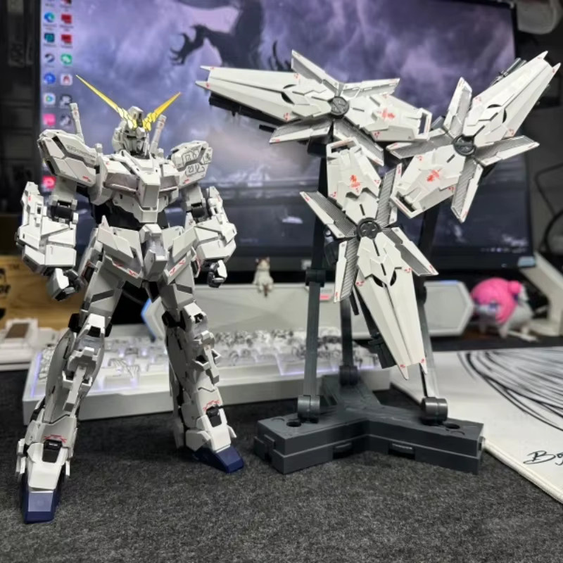 SHENSHOU Mgex Einhorn Ver.Ka Rx-0, Plastikmodellbausatz, 1/100 - Bild 2