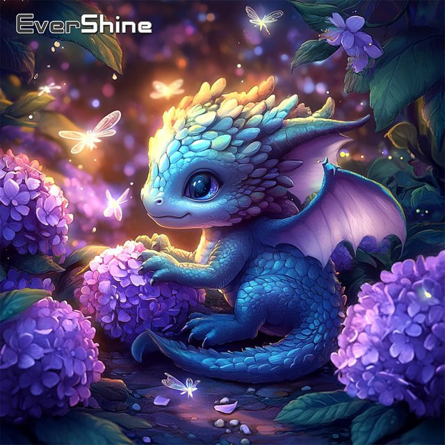 Evershine 5D DIY Diamant Mosaik Dinosaurier Tier, Malerei - Bild 1
