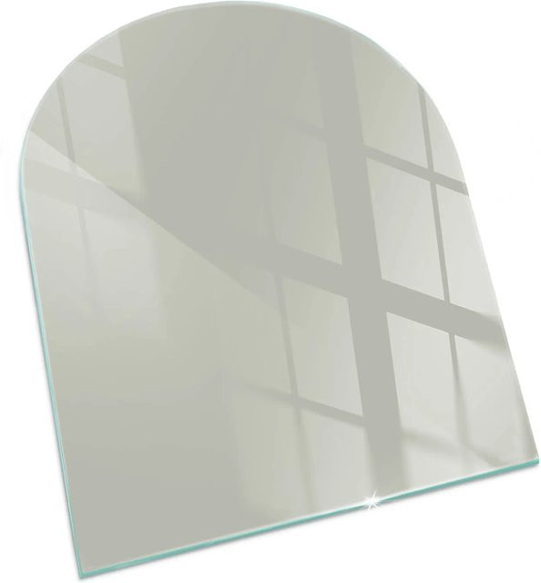 Tulup Funkenschutzplatte aus Glas als Halbkreis in Grün, B: 80 cm, H: 70 cm - Bild 1