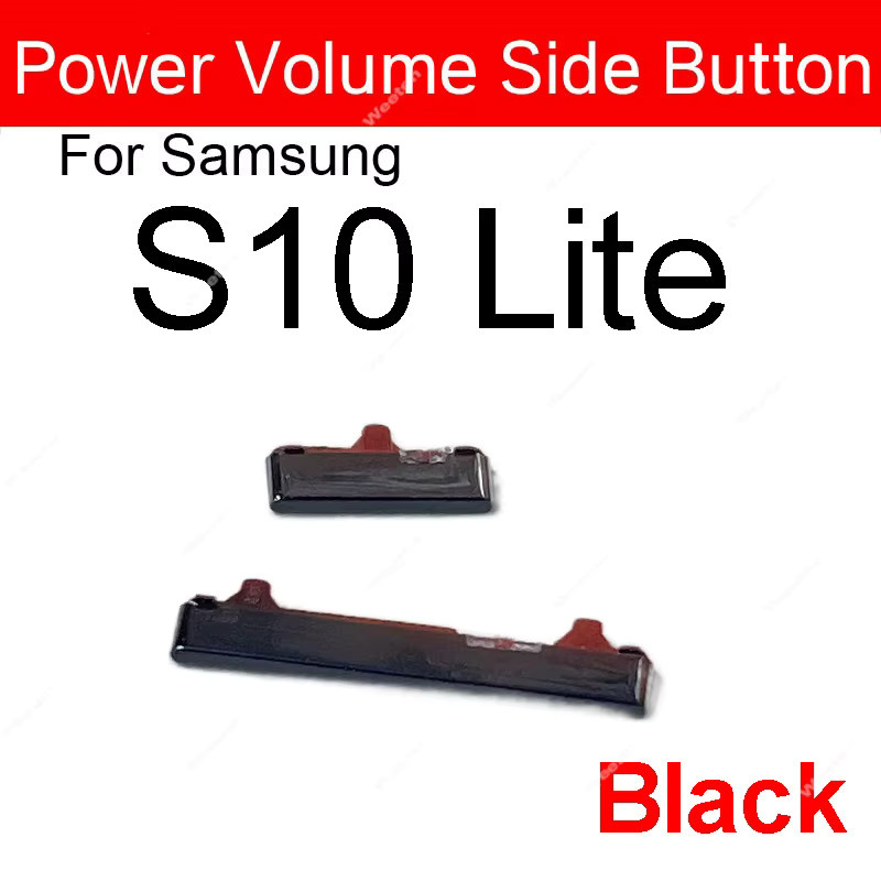 Samsung Lautstärkeregler und Power Side Button Ersatzteil für Galaxy S10 Plus Lite, S10E, G973F, G975F, G970F, G770F in Silber - Bild 2