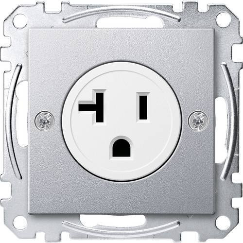 Merten Steckdose System M Aluminium in Silber IP65 Aufputz-Variante - Bild 1