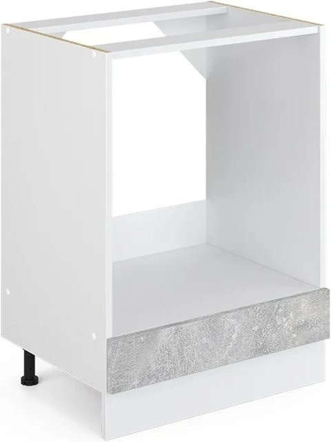 Vicco R-Line Herdbauschrank in Anthrazit und Weiß, Breite: 60 cm, Höhe: 81,6 cm, Tiefe: 60 cm - Bild 1