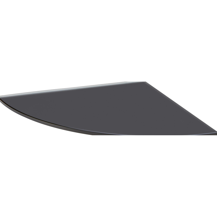 Glasregal Bransley Eckregal Schwarz B/T/H: 25 x 25 x 0,6 cm - Bild 2