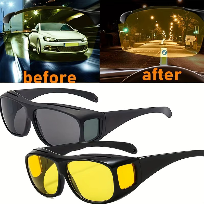 ERIKOLE Nachtsicht-Fahrbrille, Vollrand, Kunststoff, Unisex, black - Bild 5