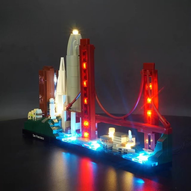 LEGO San Francisco Architecture 21043, LED-Beleuchtungsset - Bild 1