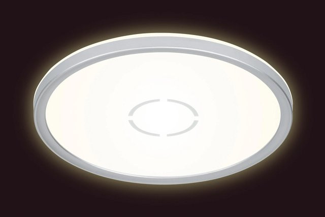 Briloner LED-Deckenleuchte Free ultraflach rund in Weiß-Silber - Bild 1