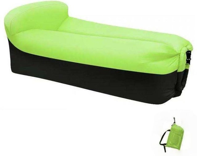 Aufblasbares Outdoor Camping Lounge Sofa von ProTool Haven in Grün, wasserdicht und tragbar - Bild 1