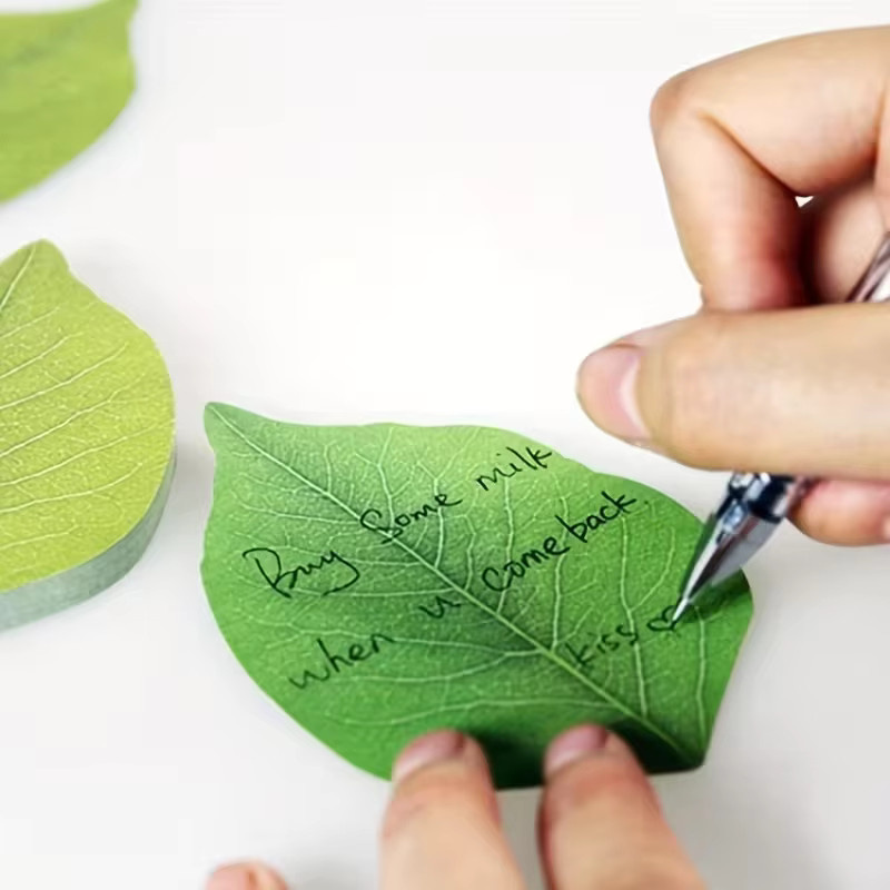 50 Stück Kreative Blatt-Aufkleber in Grün für DIY-Dekoration und Scrapbooking aus Papier - Bild 2