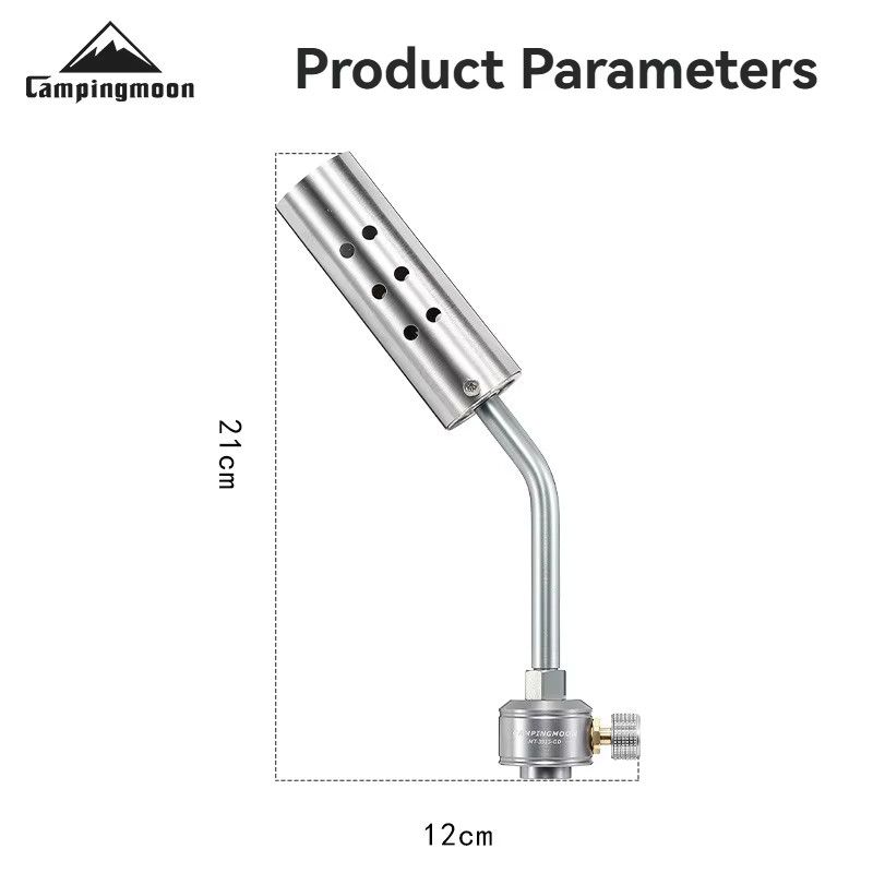 CAMPINGMOON High Mountain Gas Tank MT-3915-OD mit Vorheizrohr aus Edelstahl für Barbecue Point Carbon Spitfire Gun - Bild 2