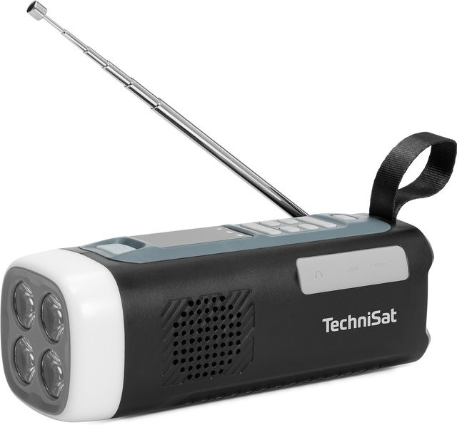 TechniSat Viola Kurbelradio in Schwarz mit Solar, Bluetooth, UKW und 4500 mAh Akku - Bild 3